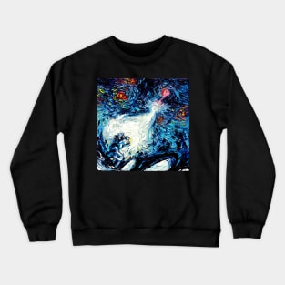 van Gogh Never Saw A Power Level Over 9000 Crewneck Sweatshirt